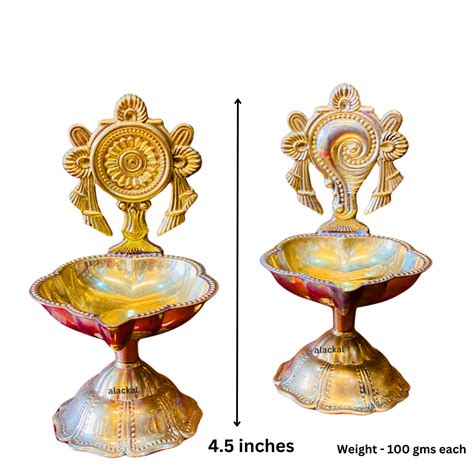 BRASS SHANKHU CHAKRA DIYA FOR DIWALI RETURN GIFT – Alackal Bell Metals