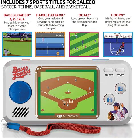 Buy My Arcade Bases Loaded Pocket Player - Collectible Handheld Game ...