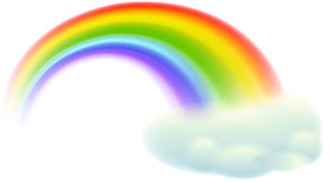 Rainbow With Clouds Clipart | Free download on ClipArtMag