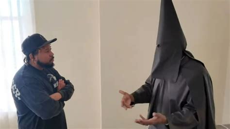 Kanye wears despicable KKK outfit with swastika necklace in sick ...