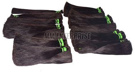 MM ENTERPRISE - 6 Inch Black Double Drawn Human Hair Manufacturer and ...