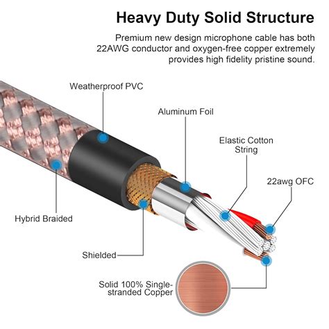 Buy Clef Audio Labs XLR Cable, 6 Feet, Balanced 22AWG Cord, Male to ...