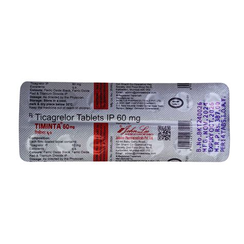 TIMINTA-60MG TAB(14'S) – Bharat Vikas Parishad Charitable Trust