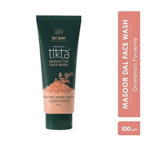 Buy Nat Habit Fresh Daily Tikta Masoor Dal Face Wash Online