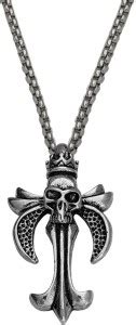 Shiv Jagdamba Biker jewellery Viking Gothic Head Wing Jesus Cross ...