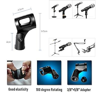 Buy Podium Mic Stand, Yeti Mic Stand,Desk Mic Stand for Podcast ...