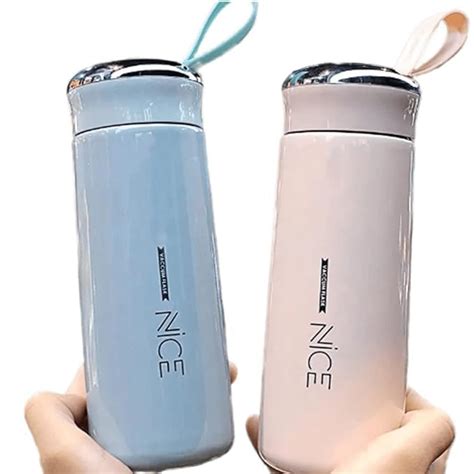 WROPZO Vaccum Flask Glass Water Bottle/Hot and Cold Thermoware Mini ...