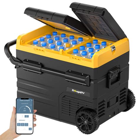Bougerv 12 Volt Car Refrigerator Dual Zone Portable Freezer Fridge ...