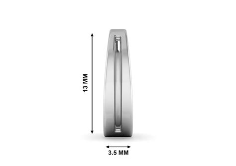 Axis Groove Hoop Earring For Men