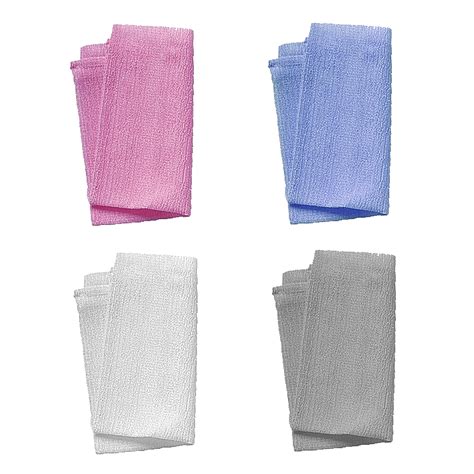 Aquasentials Exfoliating Bath Cloth (4 Pack) : Amazon.in: Home & Kitchen