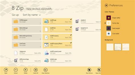 Open Zip File Windows 8 的图像结果