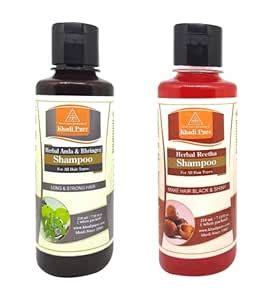 Buy Khadi Pure Amla Bhringraj & Reetha Shampoo/Hair Cleanser, 210 ml ...