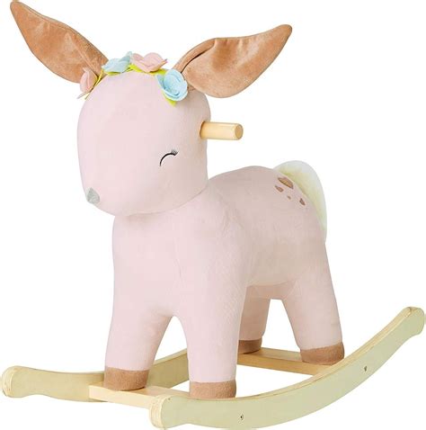 Buy labebe Child Rocking Horse Toy, Stuffed Animal Rocker Toy, 2 in 1 ...
