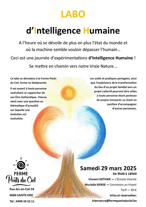 LABO dIntelligence Humaine, Rue Arc-en-Ciel, 59 (Houmont), 6680 Sainte ...