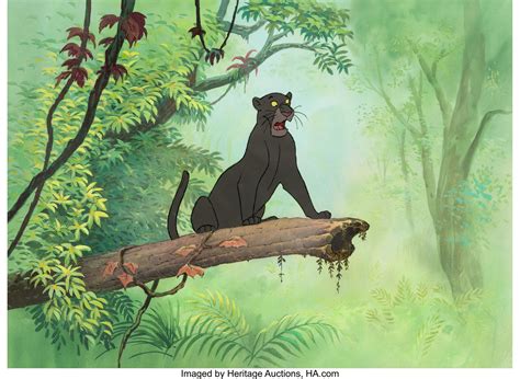The Jungle Book Bagheera Production Cel on Key Master Production | Lot ...