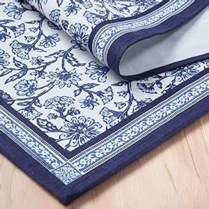 Buy Encasa XO Dining Table Runner For 4 To 6 Seater | Indigo-02 Block ...
