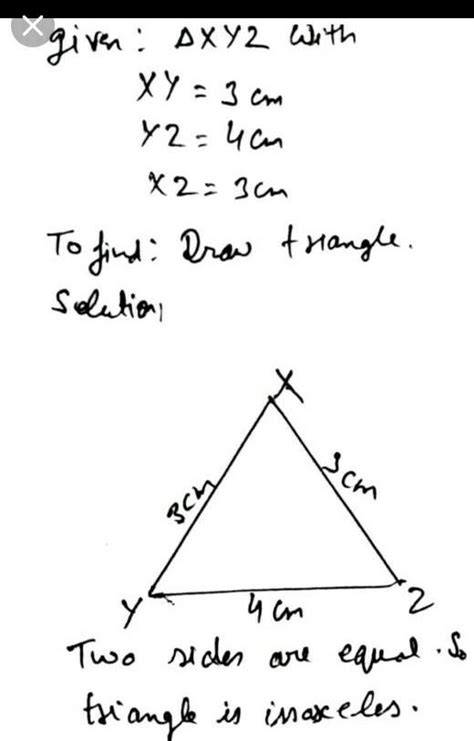 Given below that XY=3cm, XZY=30 Degrees and YZ=x, is it possible to ...