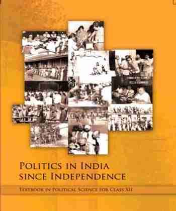 NCERT CLASS-12 POLITICS IN INDIA SINCE INDEPENDENCE POLITICAL SCIENCE ...