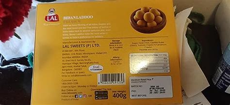 Lal Sweets Besan Laddoo Premium | Made with Pure Desi Ghee ...