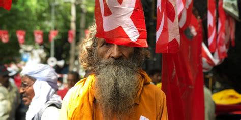 In Photos: Farmers and Workers Who Have Travelled Across the Country to ...