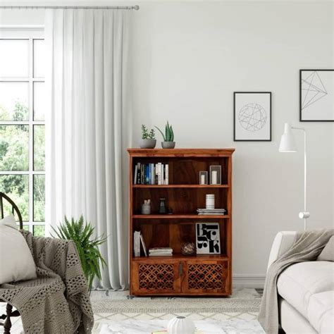 Solid Wood Bookshelves | Buy Solid Wood Bookshelves Online at Best ...