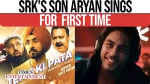 Aryan Khan makes singing debut in 'Tenu Ki Pata' with Diljit Dosanjh ...