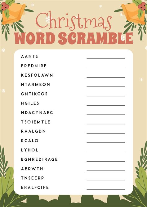 Christmas Games Activities - 11 Free PDF Printables | Printablee