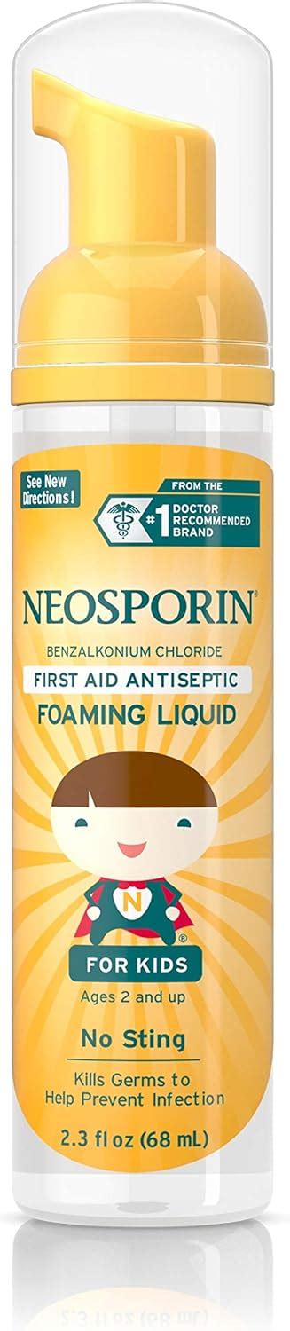 Buy Neosporin Wound Cleanser For Kids To Help Kill Bacteria, 2.3 Oz ...