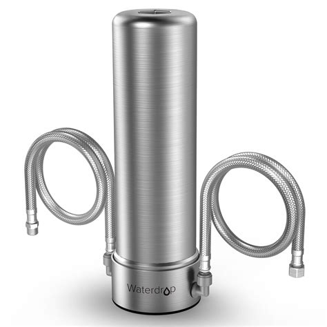 Waterdrop Stainless Steel Under Sink Water Filter System, 8000 Gallons ...