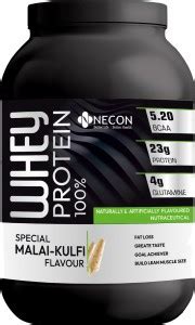 NECON HEALTHCARE Whey Protein Powder Special Malai-Kulfi , 23g Protein ...