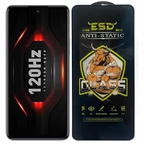 RESOLUTE Premium ESD Edge to Edge Tempered Glass Screen Protector for ...