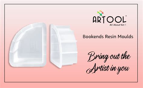 ARTOOL Silicone Bookends Resin Mold Multipurpose Epoxy Resin Art Mould ...