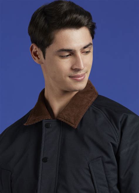 Blue Corduroy Collar Utility Jacket | Pepe Jeans India