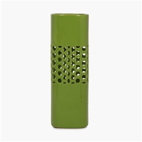 Buy Galaxy Baldrick Loopy Groove Vase from Home Centre at just INR 1399.0