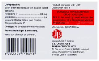 Nicardia Xl 30 Tablet: Uses, Side Effects, Price & Substitutes