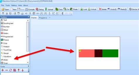 Control LED with Slider Nextion Display 的图像结果
