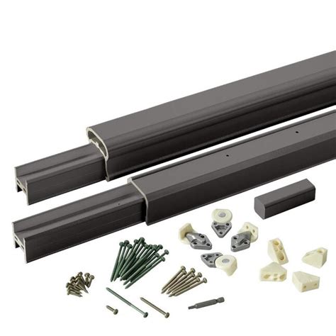 TimberTech (Assembled: 10-ft x 3-ft) RadianceRail Black Composite Deck ...