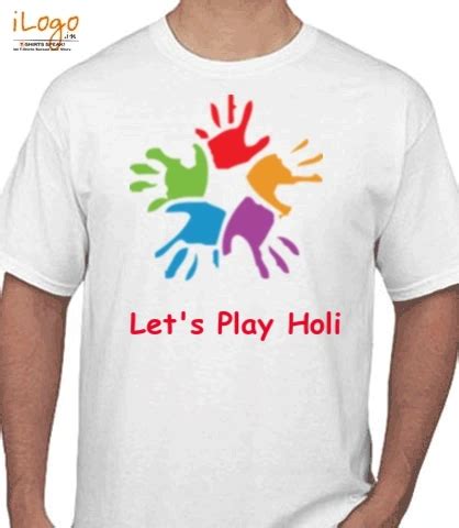 let%s-play-holi Personalized Men's T-Shirt India