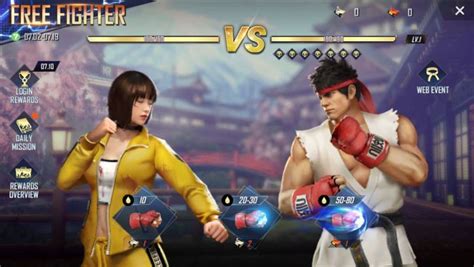 How to get free rewards from Free Fire x Street Fighter collab event