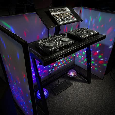 Mobile DJ Deck Stand Turntable Controller Mixer Laptop Disco Equipment ...
