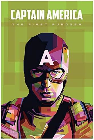 Tesseract Design Labs Superhero WPAP Wall Poster (13X19 inches - 300 ...