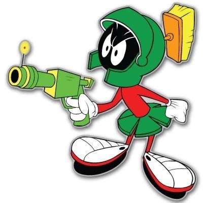 Marvin The Martian Vynil Car Sticker Decal - 5" : Amazon.in: Car ...