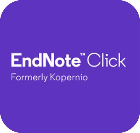 Image result for EndNote Click Account Basics