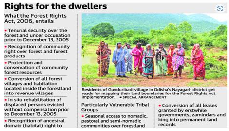 Odisha became the first State to fully implement the Forest Rights Act ...