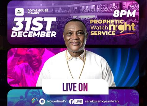 LIVESTREAMING: Prophetic Watchnight service with the Apostle General ...