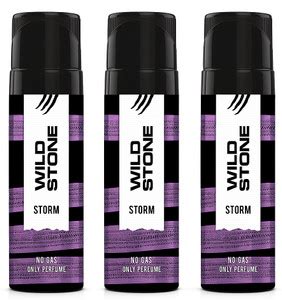 Wild Stone Intense Storm Long Lasting No Gas Body Perfume for Men 120 ...