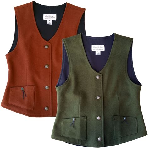 Women's Western Wool Vest Made in USA | Vest outfits for women, Western ...