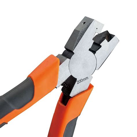 LUBAN Diagonal Cutters 8 inch V-Notch Pliers 45 degree 90 degree buckle ...