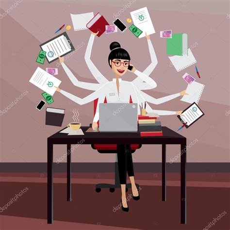 Busy Office Woman Clip Art 的图像结果