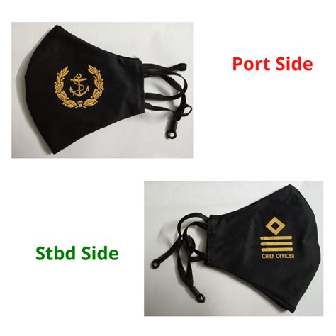 Merchant Navy Rank Customised Printed Face Mask – MARINERSKART